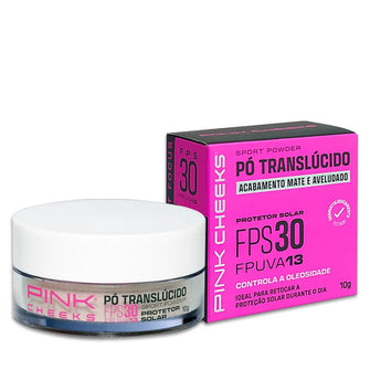 Pó Translúcido Sport Powder com Protetor Solar FPS30 FPUVA13 - Pink Cheeks - 10g