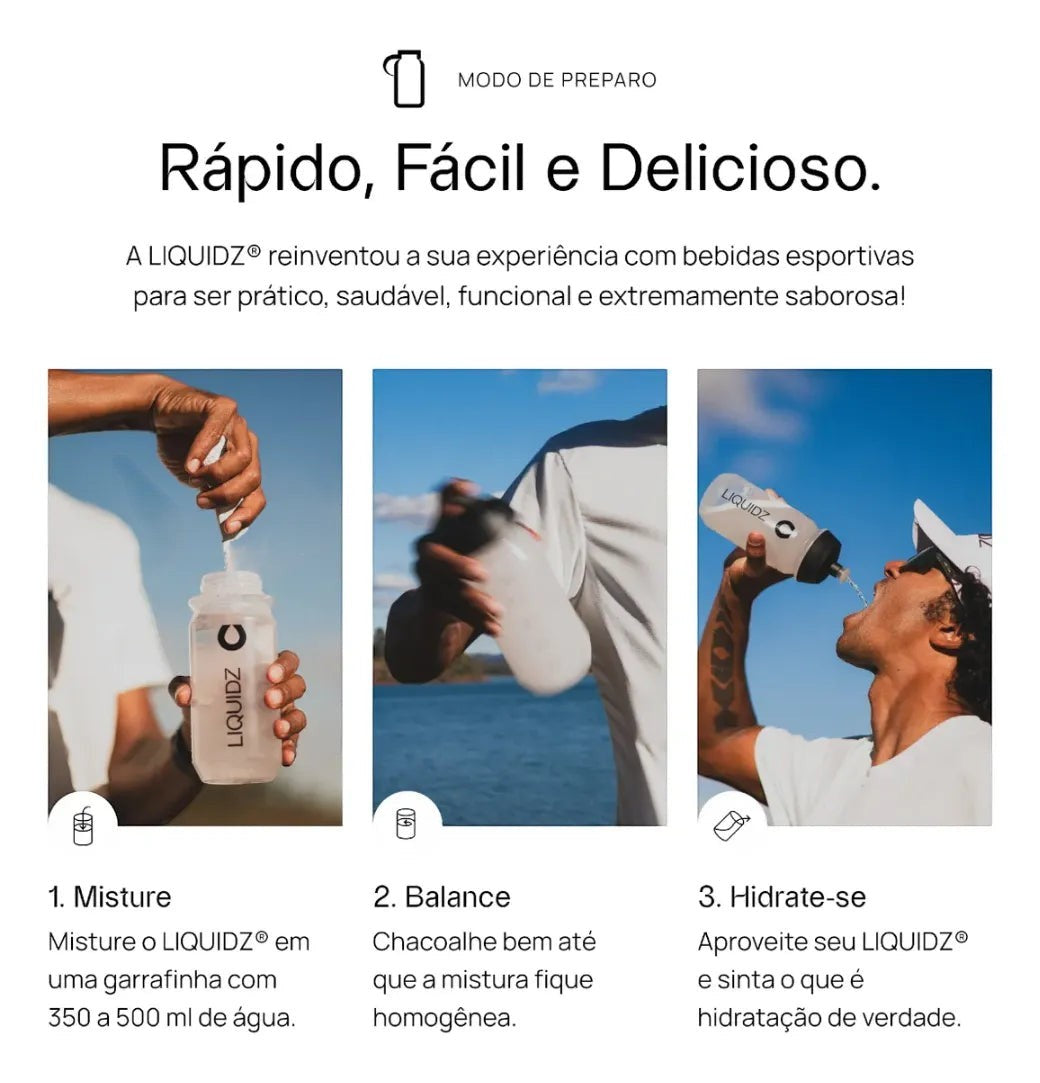 Sachê LIQUIDZ Eletrólitos em Pó 5 g - Sabor Jabuticaba