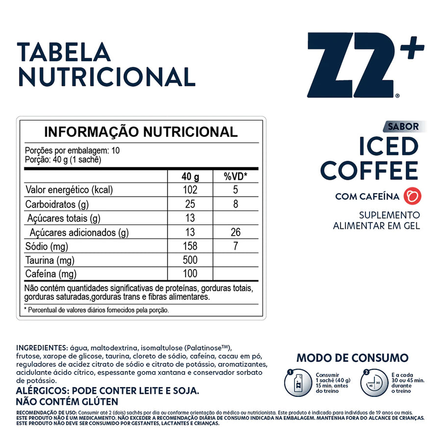 Sachê Energy Gel Z2+ 40g Sabor Iced Coffee - Sportbr– SPORTBR