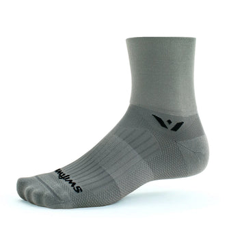 Meia de Compressão Swiftwick Aspire Four Cano Médio - Cinza