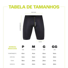 Bermuda de Compressão Masculina Para Corrida 6 Bolsos  MPR - Preta