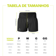 Shorts RUN FREE Feminino Para Corrida Com Bolsos Sportbr - Preto