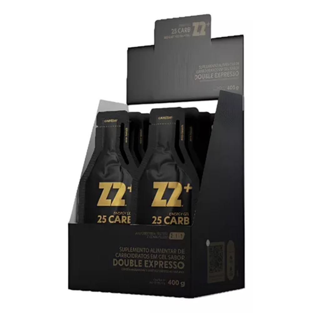 Caixa 10 Sachês Energy Gel Z2+ 40g - Sabor Double Expresso 25 CARB