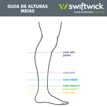 Meia de Compressão Swiftwick Aspire Sem Cano - Preta