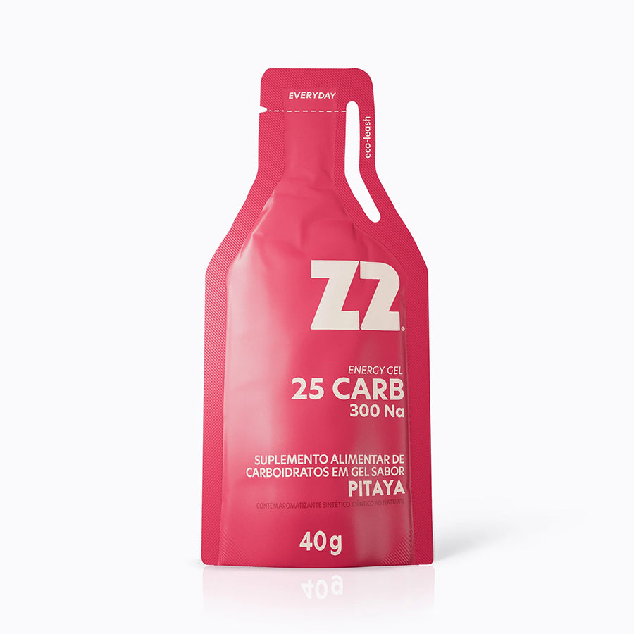 Caixa 10 Sachês Energy Gel Z2 40g - Sabor Pitaya 25 CARB– SPORTBR