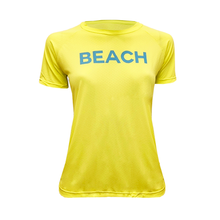 Camiseta Feminina Beach Tennis - Amarela