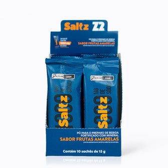 Caixa 10 Sachês Saltz 1000 Z2 15g - Sabor Frutas Amarelas