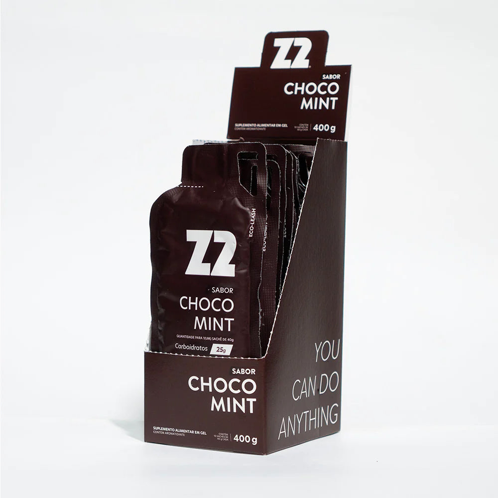 Caixa 10 Sachês Energy Gel Z2 40g - Sabor Choco Mint