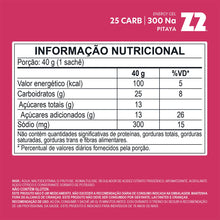 Sachê Energy Gel Z2 40g - Sabor Pitaya 25 CARB
