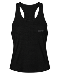 Regata  de Corrida Feminina  Sportbr AirMesh Run Free - Preta