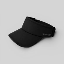 Viseira Preta para Corrida com Elástico e Ajuste Sportbr - Basic Black