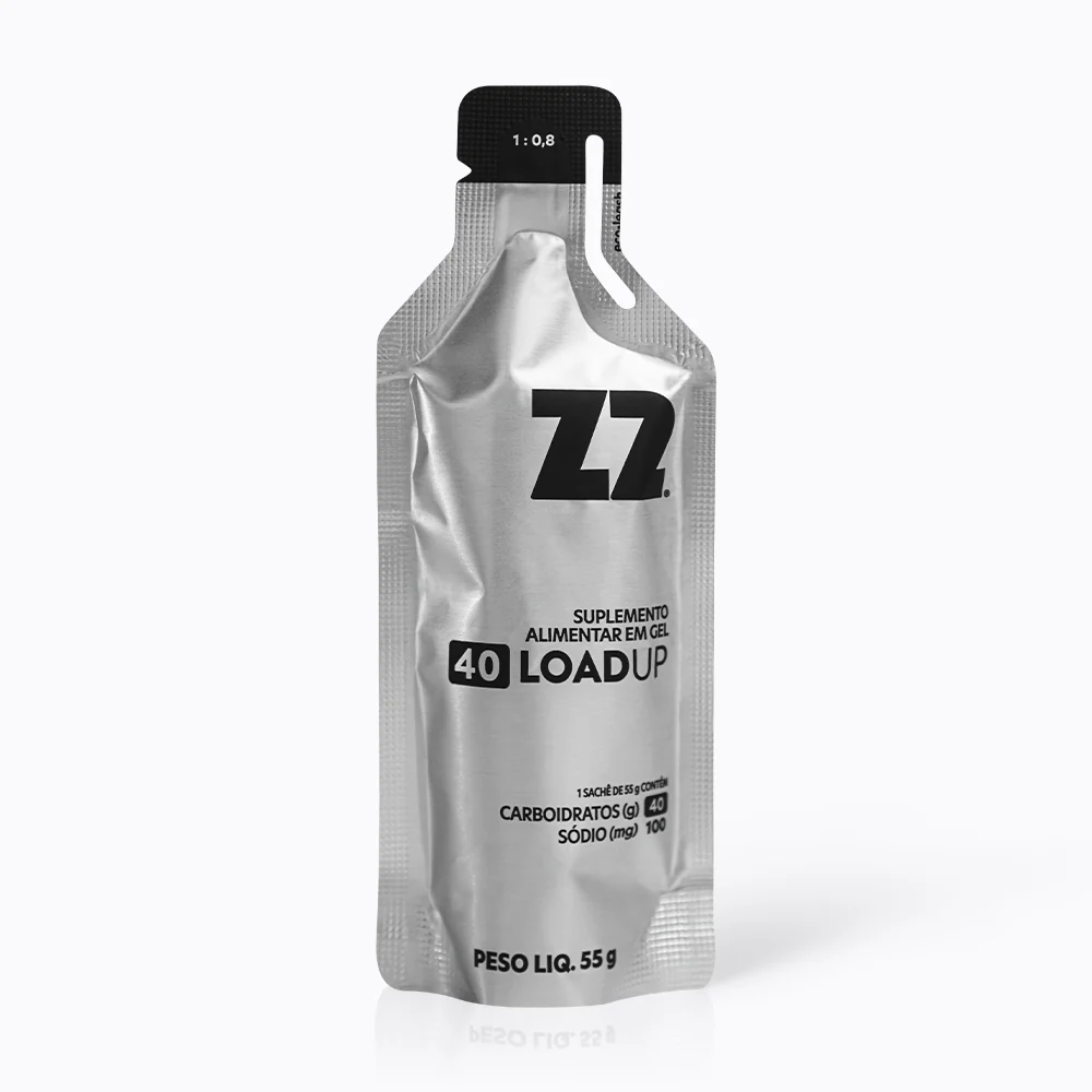 Caixa 10 Sachês Energy Gel Z2 LOADUP 40 CARB 55g - Sabor Neutro