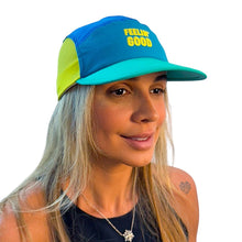 Boné de Corrida Dry Fit Azul e Amarelo - Sportbr