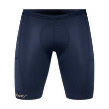 Bermuda de Compressão Masculina Para Corrida 6 Bolsos - Sportbr - Azul Marinho