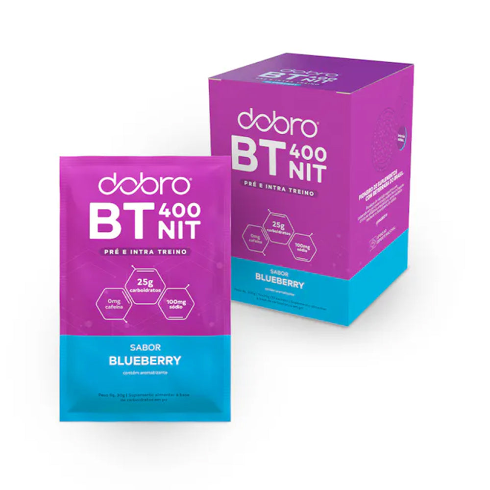 Sachê BT Nitrato Pré e Intra Treino DOBRO - Blueberry