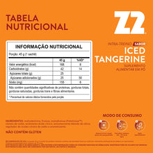 Caixa 10 Sachês Intra-Treino Power Powder Z2 45g - Sabor Iced Tangerine