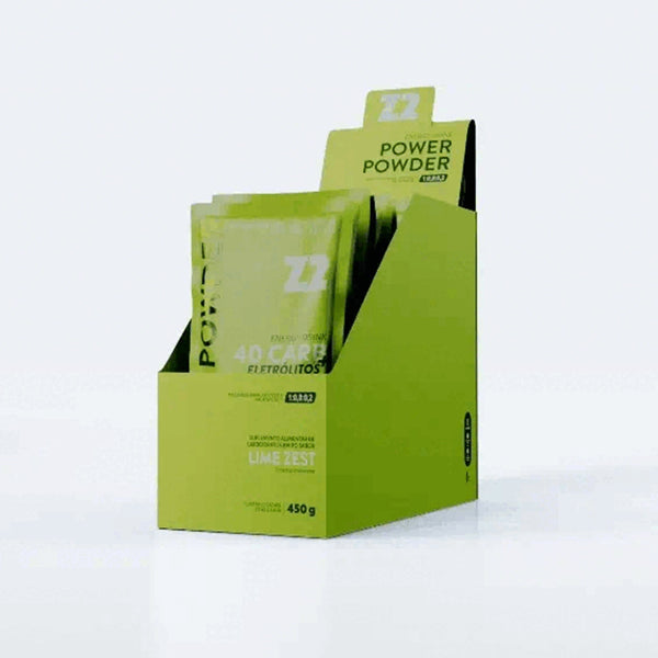 Caixa 10 Sachês Energy Drink Power Powder Z2+ 45g - Sabor Lime