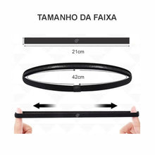 Faixa de Cabelo Headband com Silicone 4 unidades - SPORTBR - Azul e Laranja