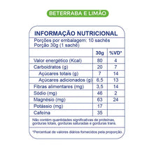 Caixa 10 sachês BT Gel 30g DOBRO - Beterraba com Limão e Cafeína