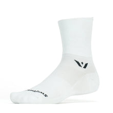 Meia de Compressão Swiftwick Aspire Four Cano Médio - Branca