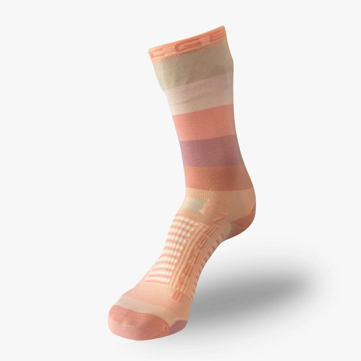Meia Steigen Cano Alto - Stripes Orange