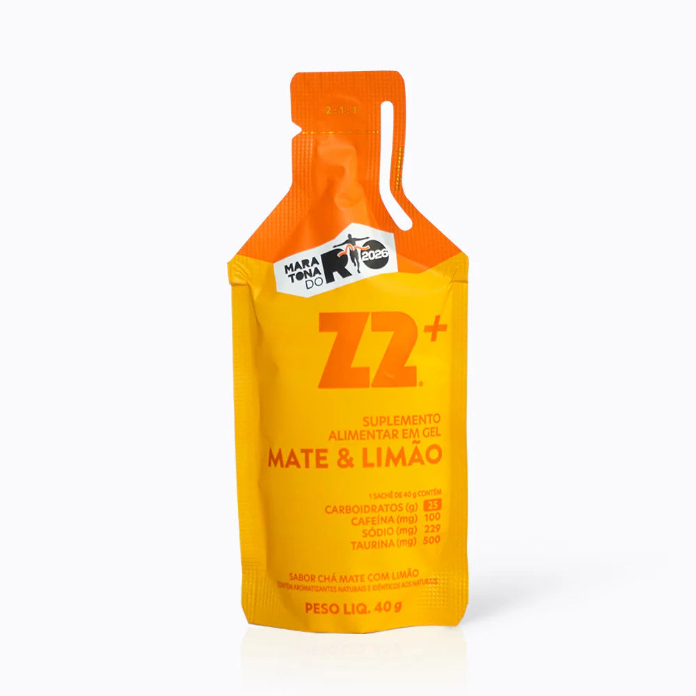 Sachê Energy Gel Z2+ 40g Maratona do Rio - Sabor Mate & Limão