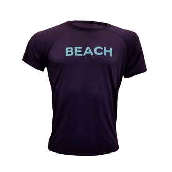 Camiseta Sportbr masculina - Azul marinho estampa BEACH, conforto e praticidade durante os treinos. Feita de poliamida, um tecido leve e flexível. Termorreguladora e bacteriostática, evitando o superaquecimento e odores fortes. Ideal para atividades esportivas, proporcionando liberdade de movimento e secagem rápida.