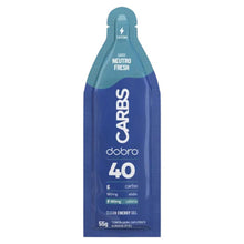Sachê Carbs Gel 40 Dobro 55g - Sabor Neutro Fresh com Cafeína