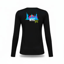 Baby Look Manga Longa NYC District - Preta