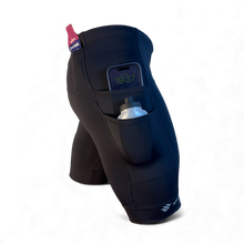 Bermuda de Compressão Masculina Cintura Alta Preta - Sportbr