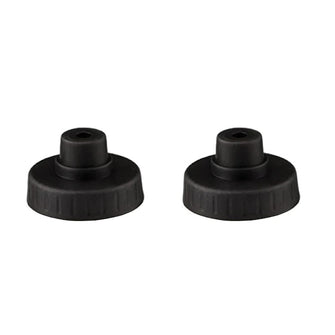 Par de Tampas Reposição Garrafa Squeeze Fitletic - Preto