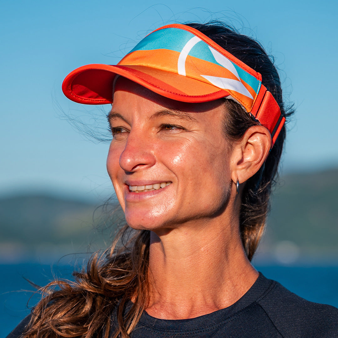 Viseira Sportbr - Julia Sette Mood Laranja