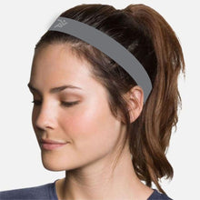 Faixa de Cabelo Headband com Silicone 2 unidades - SPORTBR - Azul e Cinza