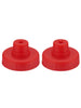 Par de Tampas Reposição Garrafa Squeeze Fitletic - Vermelho