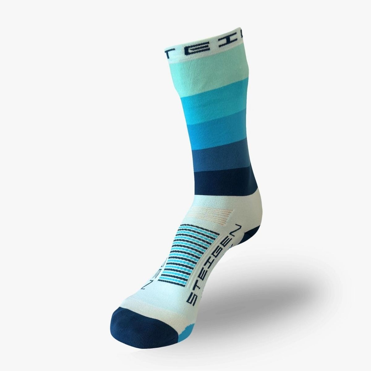 Meia Steigen Cano Alto - Stripes Blue