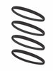 Faixas de Cabelo Esportiva Fina com Silicone para Corrida SPORTBR - Preta