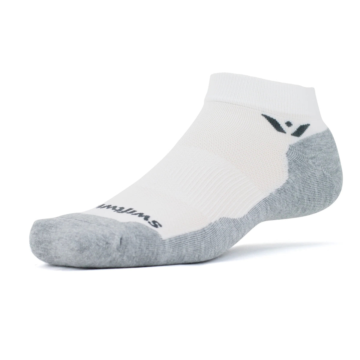 Meia Cushioned Swiftwick Maxus One Cano Baixo - Branca