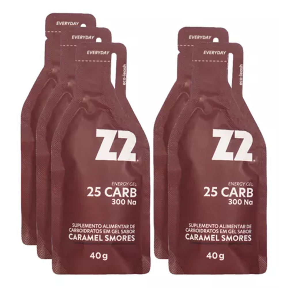 Caixa 10 Sachês Energy Gel Z2 40g - Sabor Caramel Smores 25 CARB