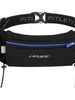 Pochete Corrida com Porta Gel e Bolso Extra Ultimate II Zíper Azul - Fitletic. Feita com neoprene resistente à água. Com zíper, proporcionando fácil acesso aos itens armazenados. Porta Gel: espaço específico para guardar géis energéticos. Bolso Expansível: guarda documentos, cartões e dinheiro com segurança. Bolso Extra: espaço adicional para itens pequenos e essenciais. Grip de Silicone: evita que o cinto pule durante o movimento. Cinto Ajustável: Com ajuste duplo na cintura. Com porta número.
