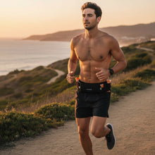 Pochete de Corrida e Cinto Porta Gel, Celular e Número Fitletic Ultimate II Preta