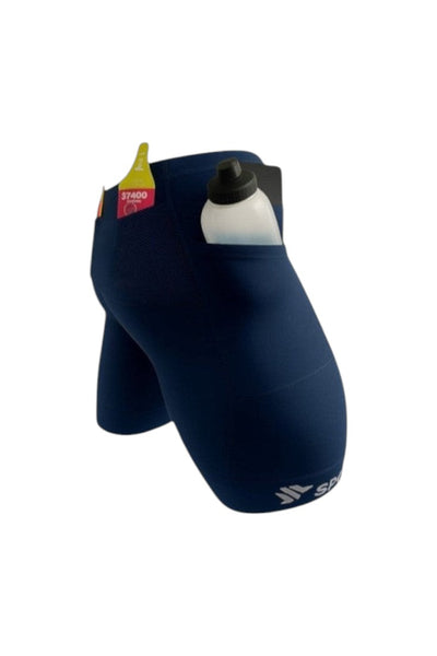 Bermuda de Compressão Masculina Para Corrida 6 Bolsos - Sportbr - Azul Marinho
