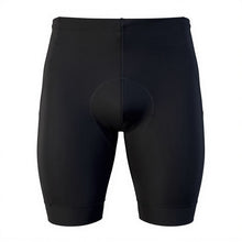 Bermuda de compressão SPORTBR preta de cintura alta com 7 bolsos e forro interno para corrida.