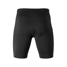 Bermuda de compressão SPORTBR preta de cintura alta com 7 bolsos e forro interno para corrida.