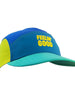 Boné de corrida SPORTBR azul e amarelo com estampa 