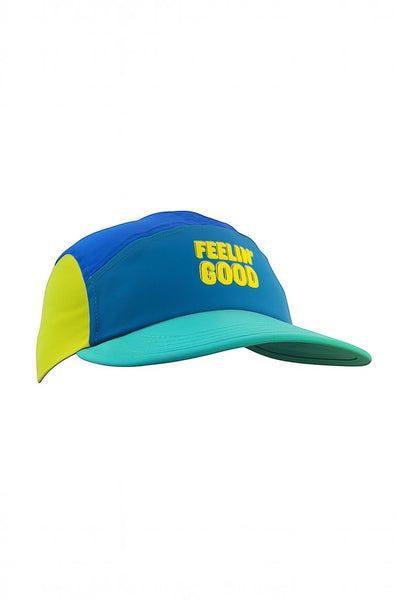 Boné de Corrida Dry Fit Azul e Amarelo - Sportbr