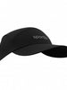 Boné de corrida preto SPORTBR ultraleve com logo discreto e painéis laterais perfurados para ventilação.