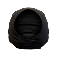 Boné preto de corrida SPORTBR com abertura para rabo de cavalo, tecido dry fit.