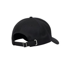 Boné preto 100% algodão da SPORTBR com logo MPR bordado em amarelo, aba curvada e ajuste posterior.