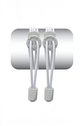 Cadarço Elástico Lock Laces - Cinza Liso