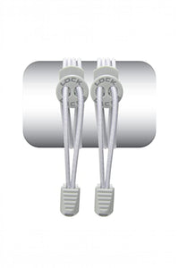 Cadarço Elástico Lock Laces - Cinza Liso